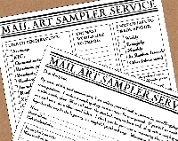 FEB: Senders Receive - a mail art sampler service 