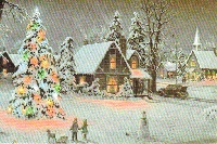 Winter Scene Postcards