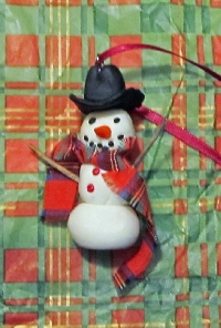 Snow People: Januaryâ€™s handmade Christmas orname