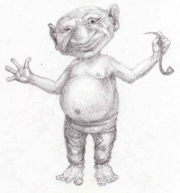 Strange Creatures ATC #1 - Gnome