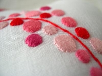 Embroidery ATC Series #3- Satin Stitch
