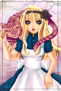 ATC Alice in Wonderland - Alice and Cheshire
