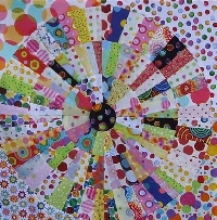 Fat Quarters Swap - Polka Dots & Circles Fabric #1