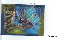  Fantasy Fairy with Dragon ATC