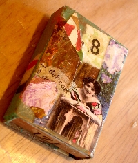 Collage filled matchbox - Int'l (non-US)