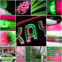 Pink and Green [With a Touch of Black]
