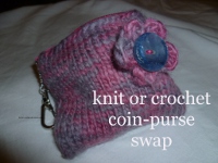 Knit or Crochet coin purse