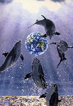 Earth postcard
