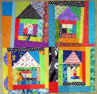Wonky House Quilt Block #2