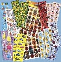 Huge 25 Sticker Sheet Swap USA