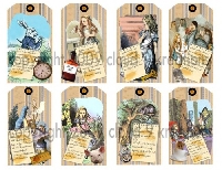 Altered Alice Chunky Tags