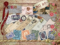 Traveling Mail Art Kit (private swap)