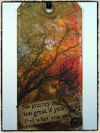 Tim Holtz Inspired Gift Tag Swap