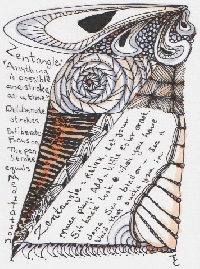zentangle journal page 