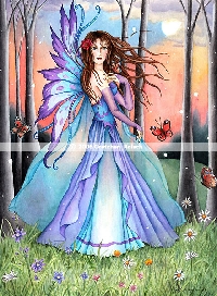 Fairy Series swap: Spring fairy