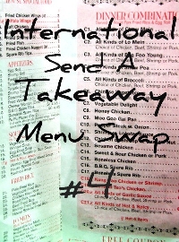 International Send a Takeaway Menu Swap #4