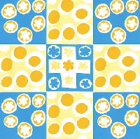 Colour feast series - Yellow and Blue