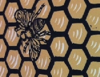 Bee Bookmarks - Printmaking