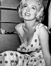 Marilyn Monroe Black & White ATC