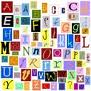 handcut alphabet