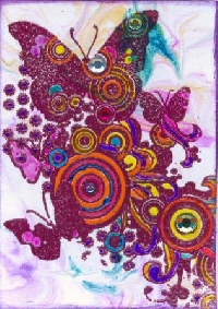 Bright and Colorful Background ATC