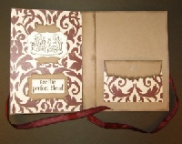 Use your stash: GIFT CARD HOLDER #2