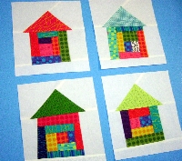 Wonky House Quilt Block #4
