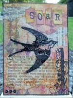 Bird Themed ATC with two parts!