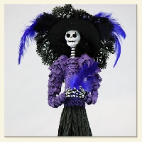 Day of the Dead Altered/Art Doll