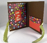 Use your stash: GIFT CARD HOLDER #3