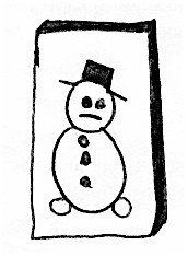 Hand Drawn Snowman Twinchies