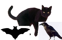 ATC Halloween series part 3: Cats, bats and ravens