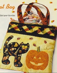 It's Time For Trick or Treat!  Handmade Treat Bag 