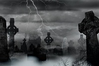 ATC Halloween series part 4: Cemeteries